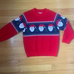Red Santa sweater- SHEIN boy